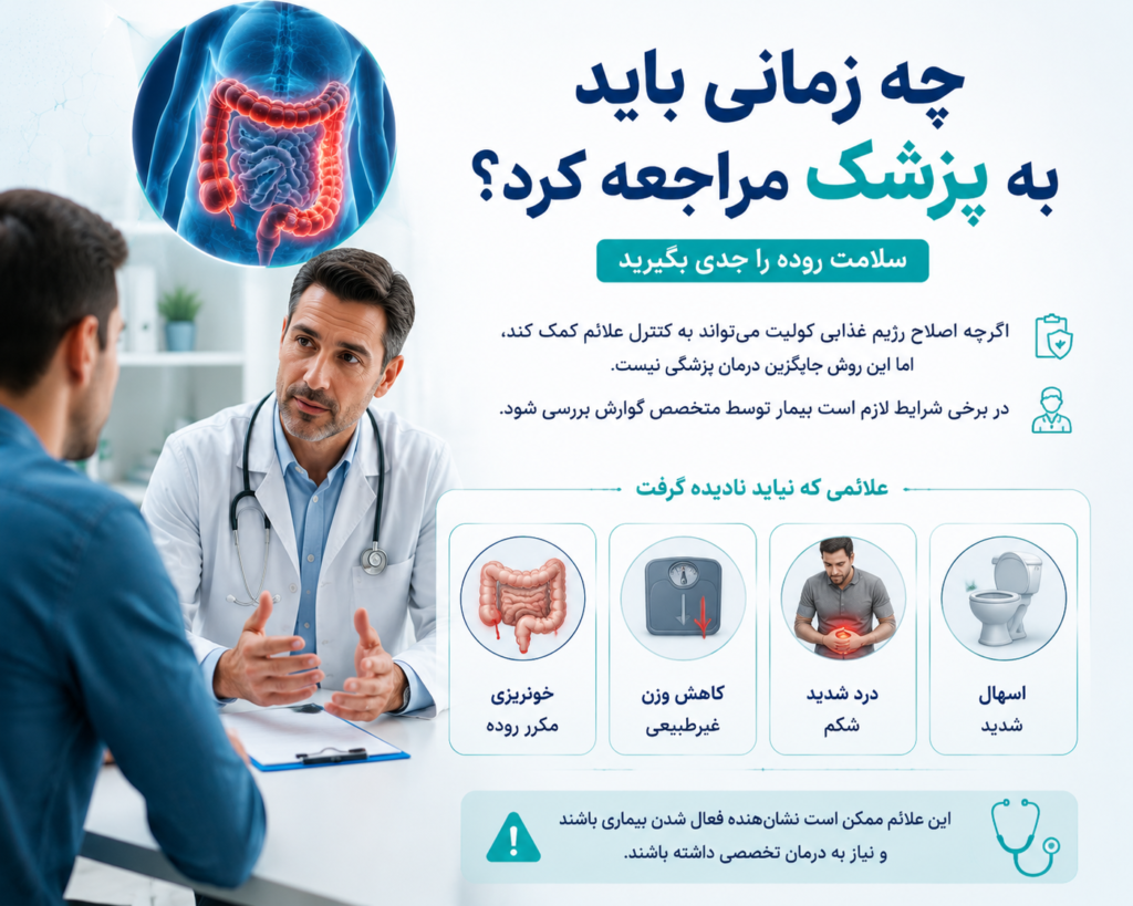آیا همه بیماران باید از یک رژیم غذایی کولیت پیروی کنند؟
