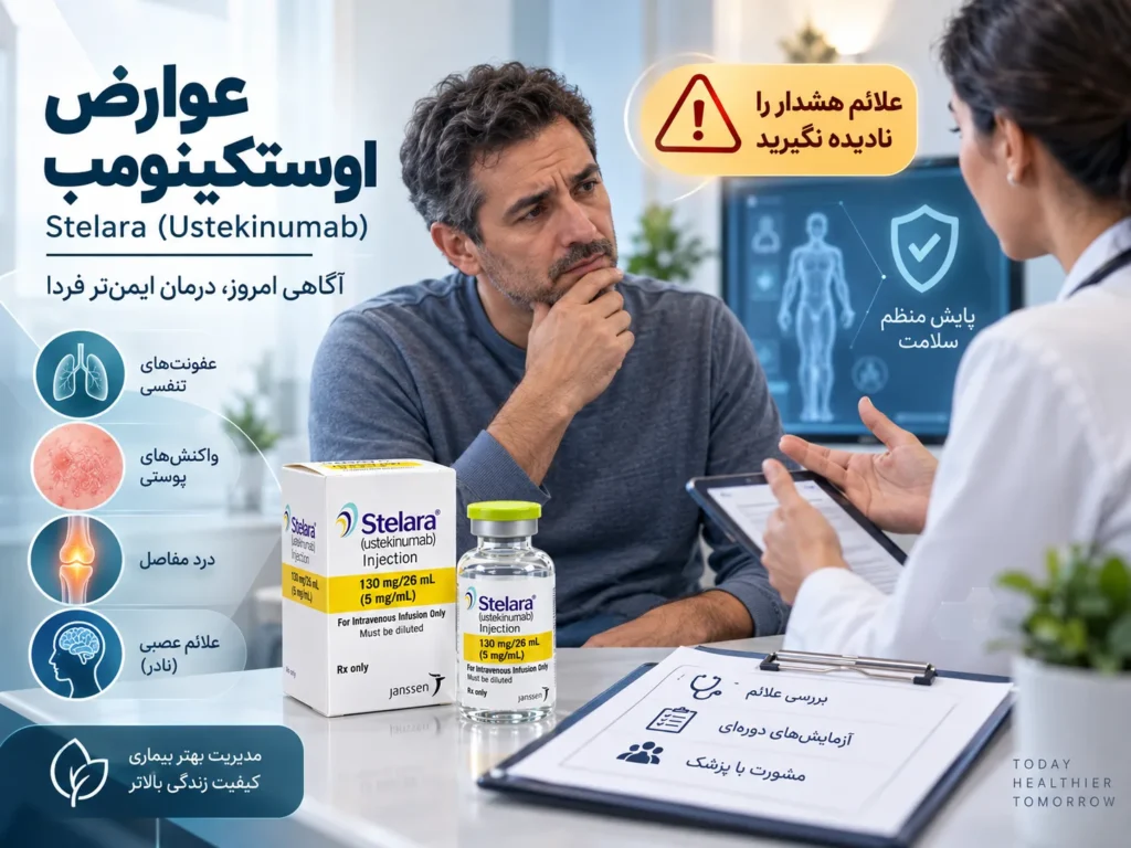 عوارض جدی اوستکینومب
